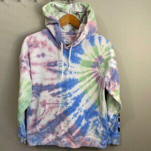 TNA 1984 Aritzia Rainbow Tie-dyed Women's Pullover Hoodie Size X-small
